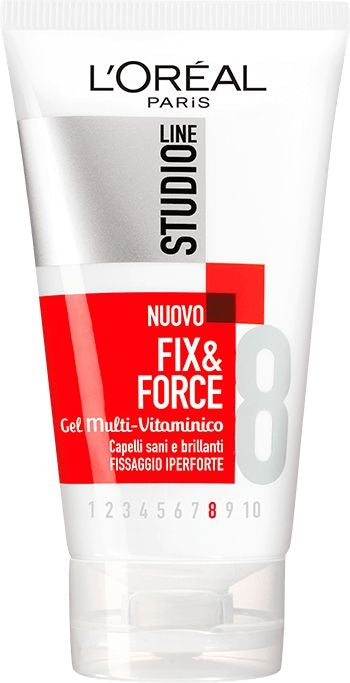 L'OREAL STUDIO LINE GEL FIX&FORCE 8 FISSAGGIO IPERFORTE 150ML