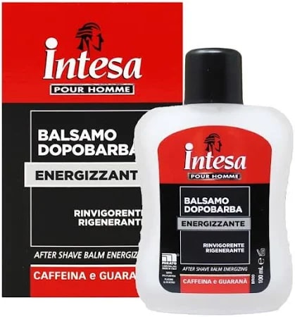 INTESA POUR HOMME BALSAMO DOPOBARBA 100ML ENERGIZZANTE CAFFEINA E GUARANA'
