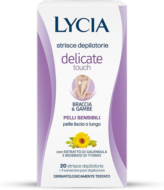 LYCIA STRISCE DELICATE TOUCH BRACCIA & GAMBE X20 PELLI SENSIBILI