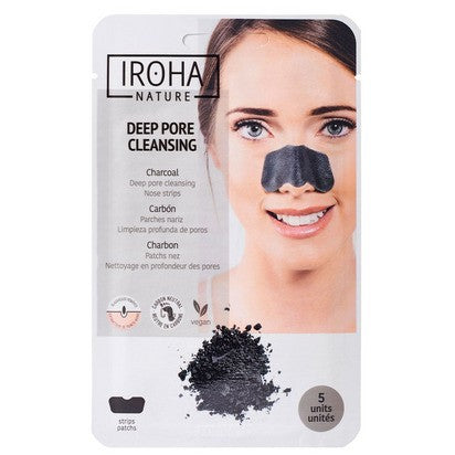 IROHA NATURE DEEP PORE CLEANSING CARBONE NOSE STRIPS 5PZ