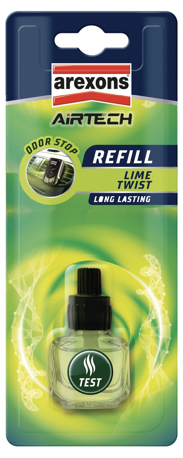 AREXONS AIRTECH CAR PERFUME REFILL 7ML LIME TWIST