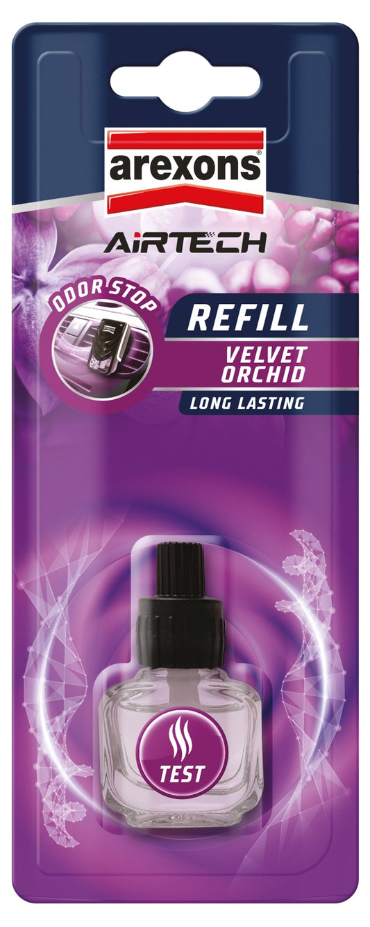 AREXONS AIRTECH CAR PERFUME REFILL 7ML VELVET ORCHID
