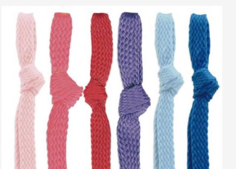 SCIUSCIA' STRINGHE TRECCIA 120CM