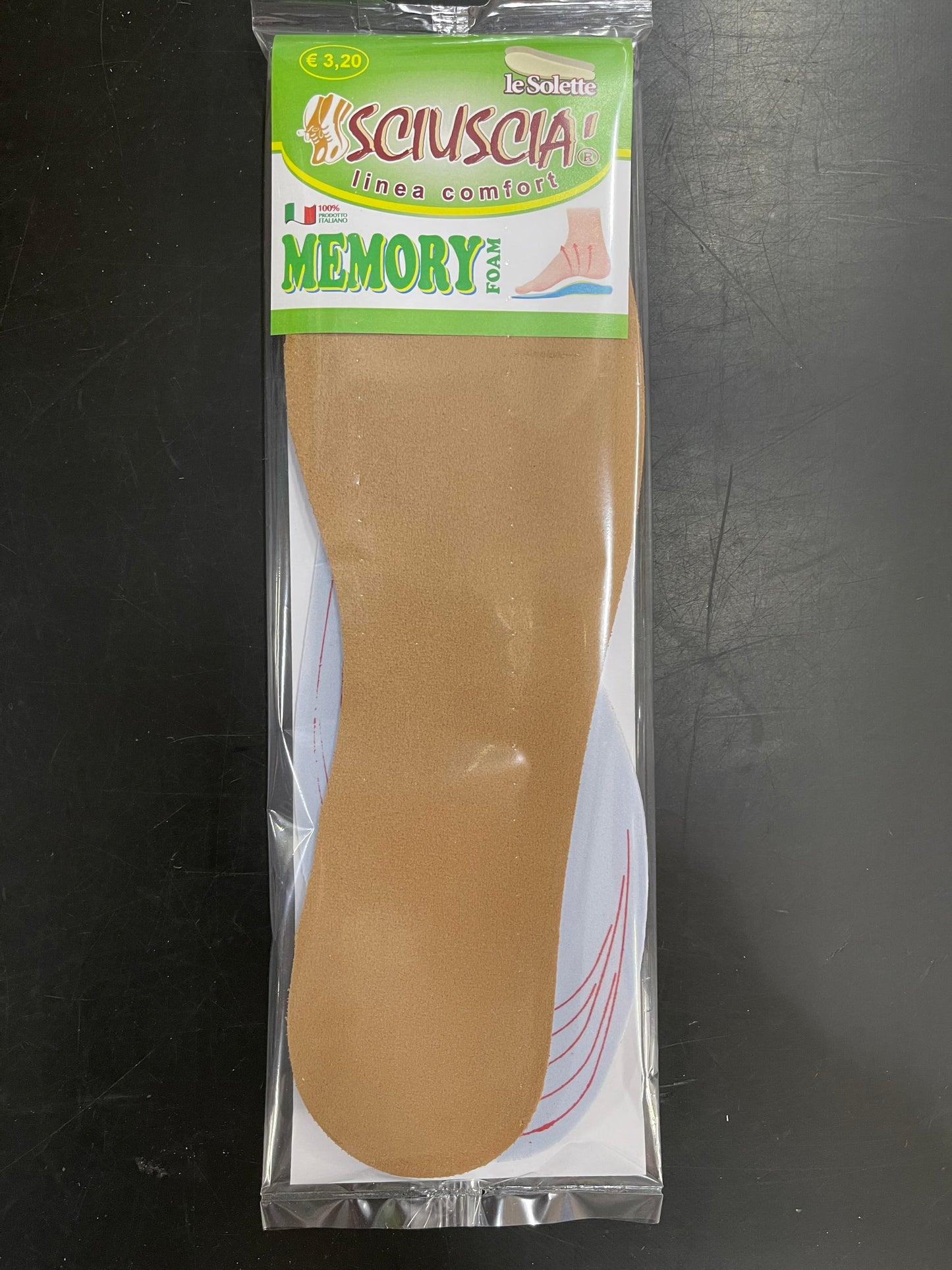 SCIUSCIA' SOLETTE MEMORY FOAM 36/46 ART.082/084