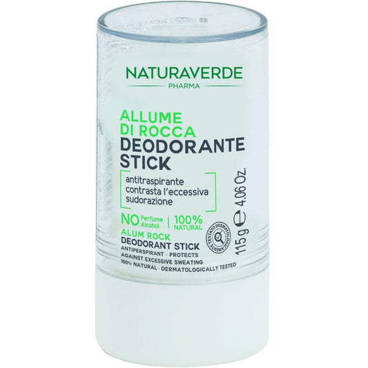 NATURAVERDE PHARMA ALLUME DI ROCCA DEODORANTE STICK 115G