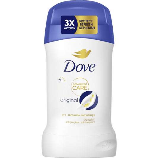DOVE DEO STICK 50ML ADVANCED CARE ORIGINAL 72H