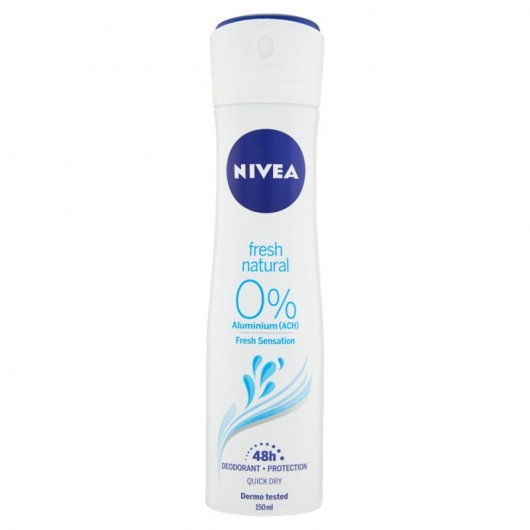 NIVEA DEO SPRAY 150ML FRESH NATURAL 0%