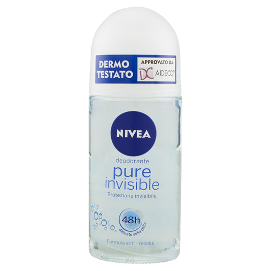 NIVEA DEO ROLL-ON 50ML PURE INVISIBLE