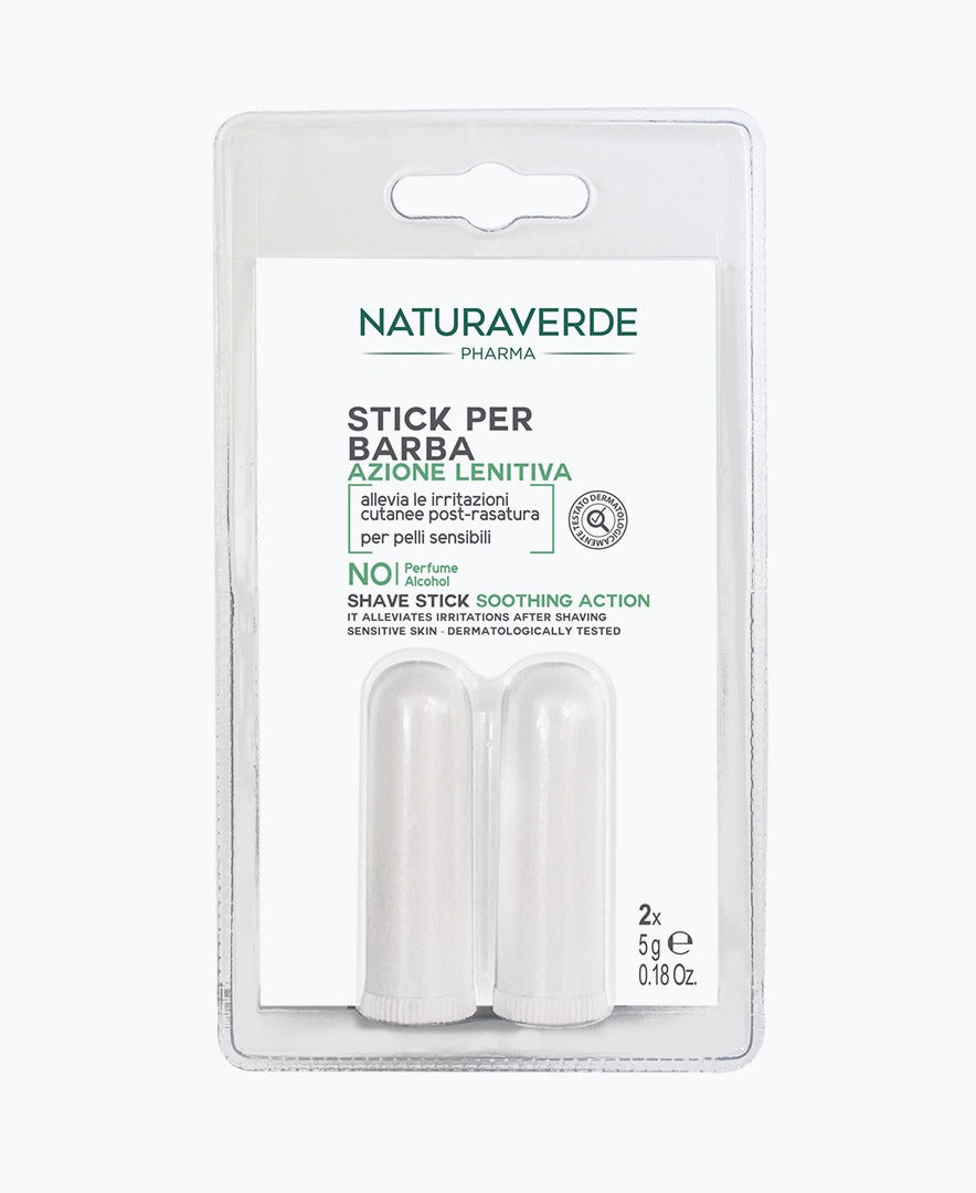 NATURAVERDE PHARMA ALLUME DI ROCCA STICK PER BARBA 2X5G AZIONE LENITIVA