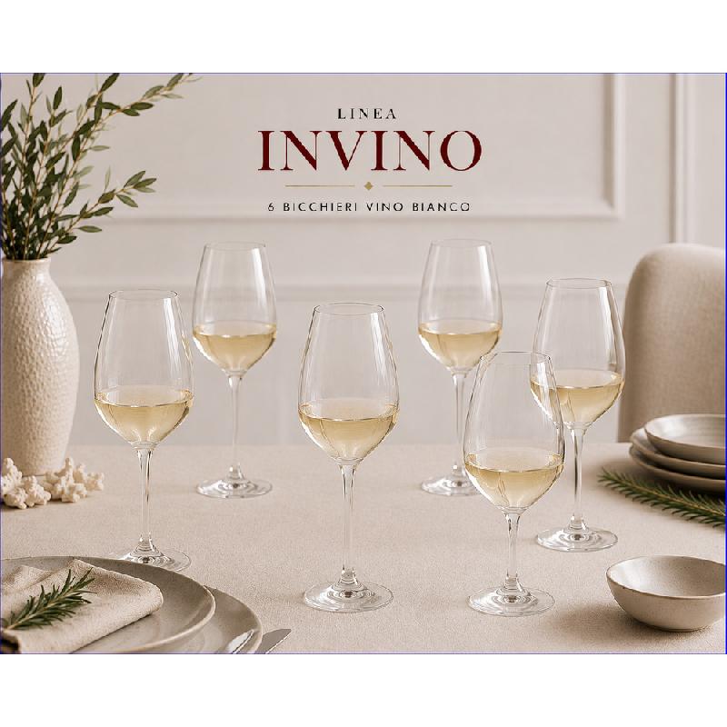 RCR INVINO CALICE 38CL 6PZ VINO BIANCO