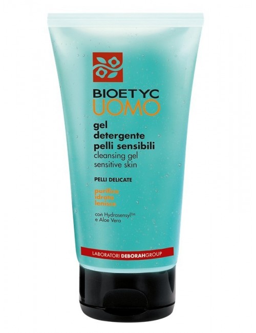 BIOETYC UOMO GEL DETERGENTE 150ML PELLI SENSIBILI PURIFICA IDRATA LENISCE