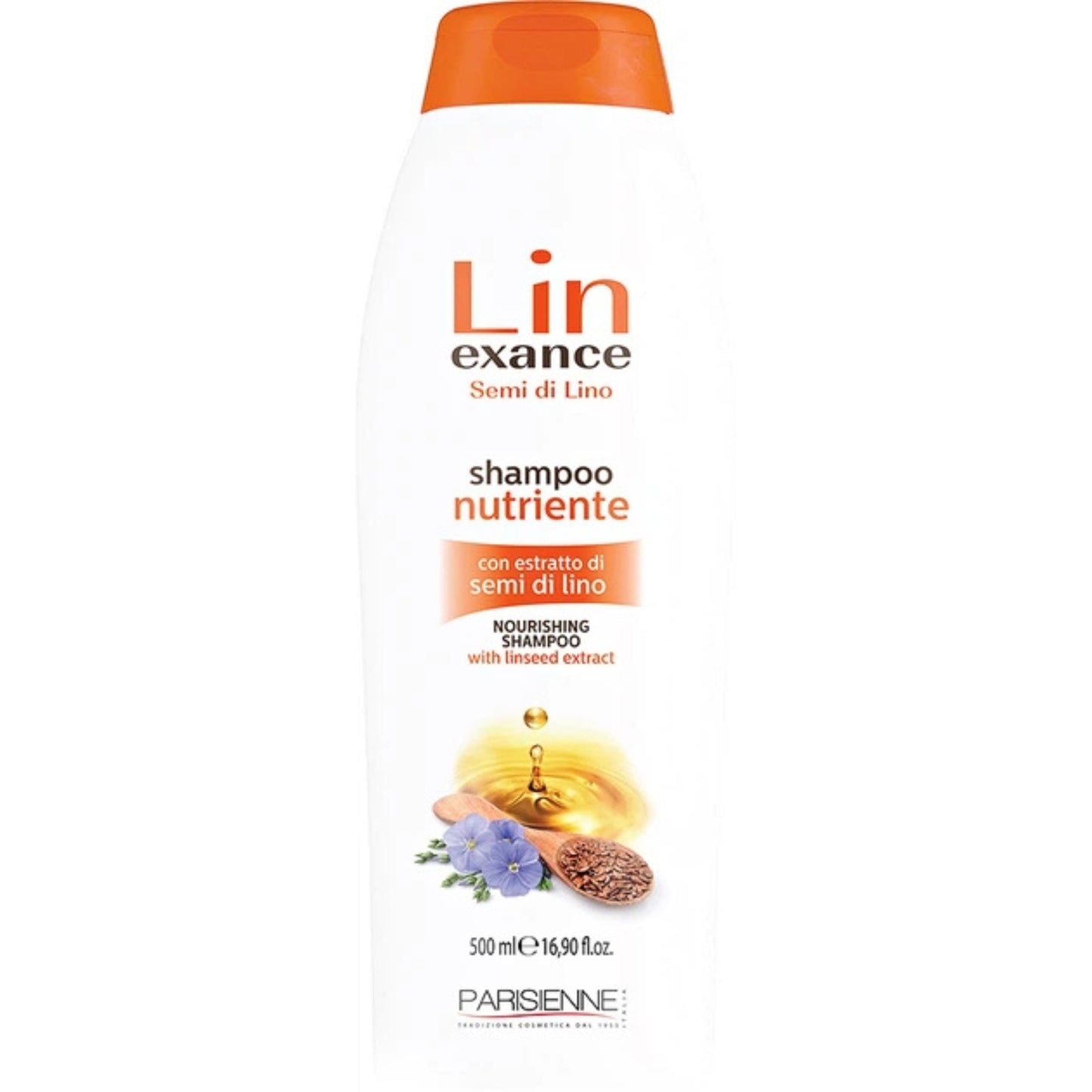 PARISIENNE LIN EXANCE SEMI DI LINO SHAMPOO NUTRIENTE CON ESTRATTO DI SEMI DI LINO 500ML