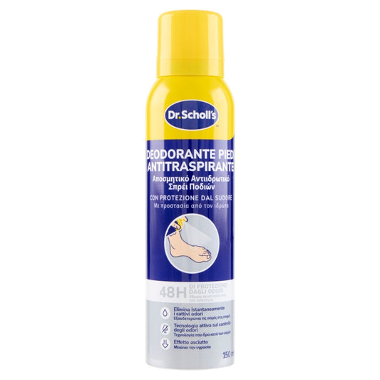 SCHOLL DEODORANTE PIEDI ANTITRASPIRANTE 48H 150ML