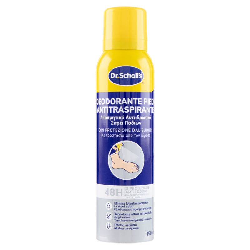 SCHOLL DEODORANTE PIEDI ANTITRASPIRANTE 48H 150ML