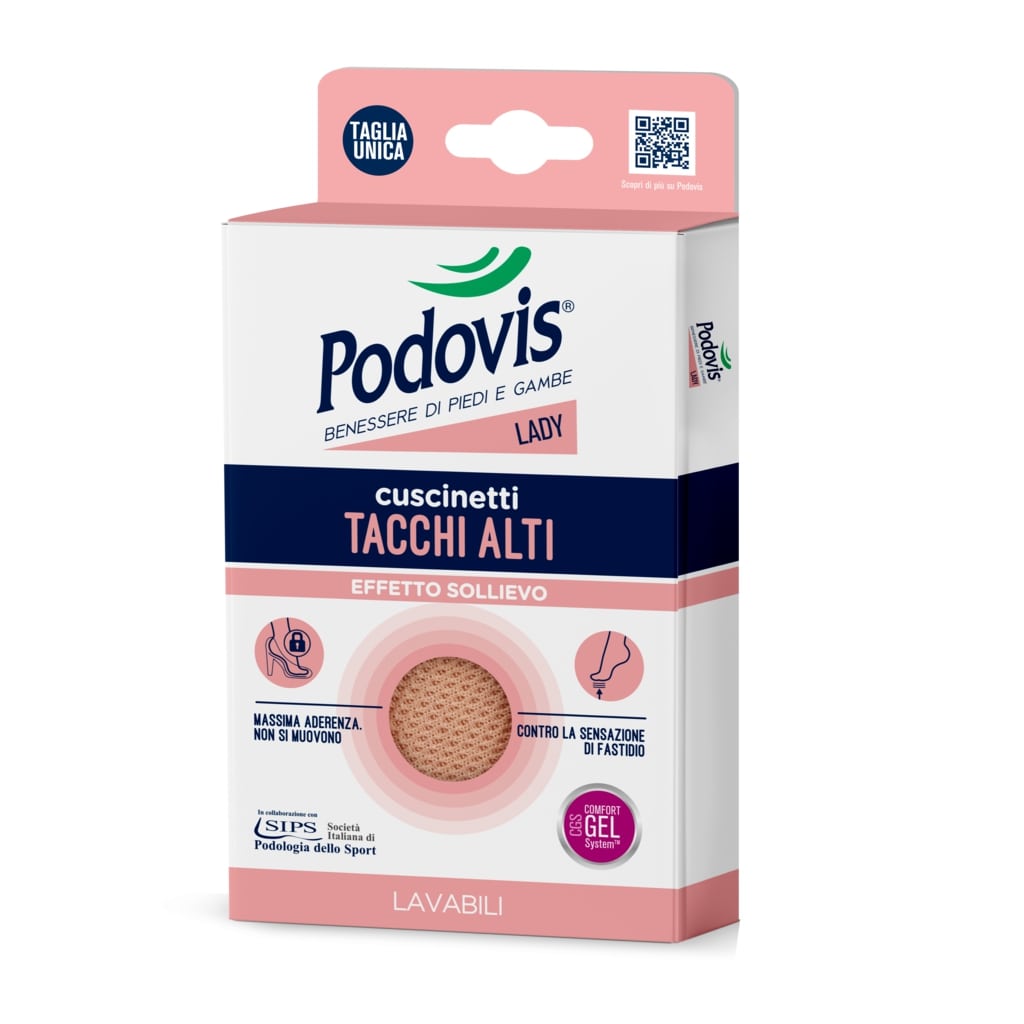 PODOVIS PIEDI E GAMBE LADY CUSCINETTI TACCHI ALTI EFFETTO SOLLIEVO TAGLIA UNICA LAVABILI