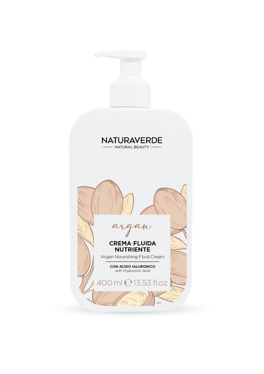 NATURAVERDE NATURAL BEAUTY CREMA FLUIDA 400ML NUTRIENTE ARGAN