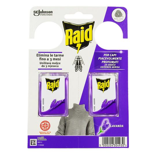RAID TARME GEL 2 UNITA' LAVANDA 2X3G PMC