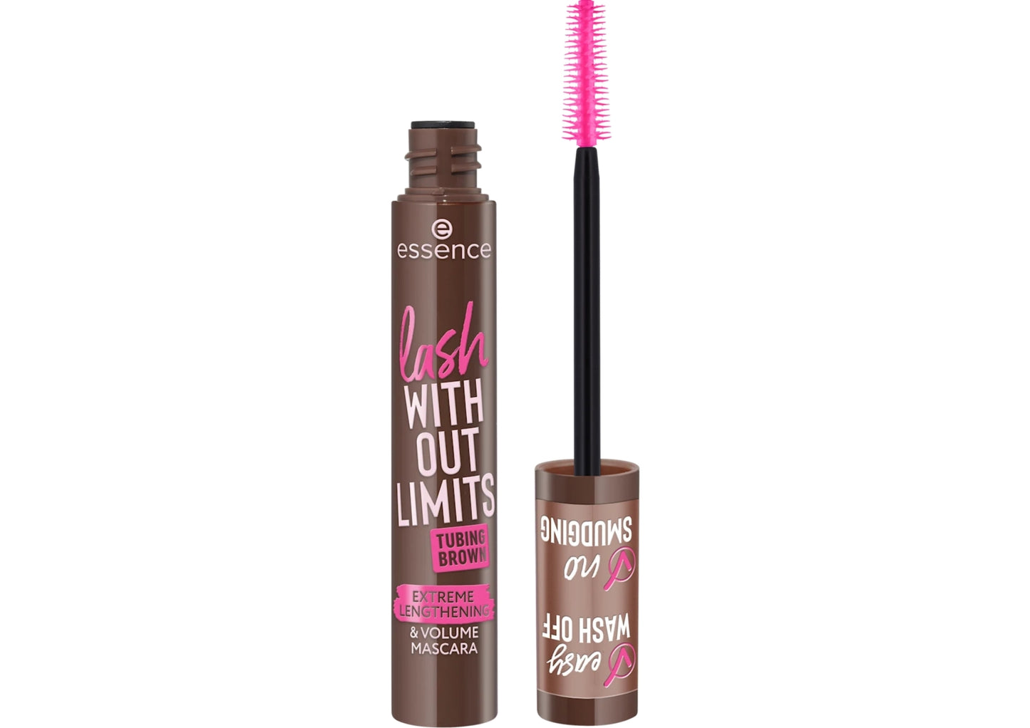 ESSENCE MASCARA LASH WITH OUT LIMITS 05 TUBING BROWN EXTREME LENGTHENING & VOLUME