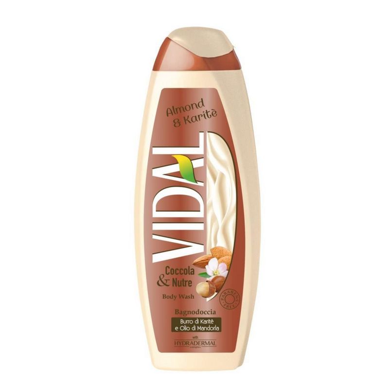VIDAL BAGNODOCCIA 500ML BURRO KARITE' E OLIO MANDORLA