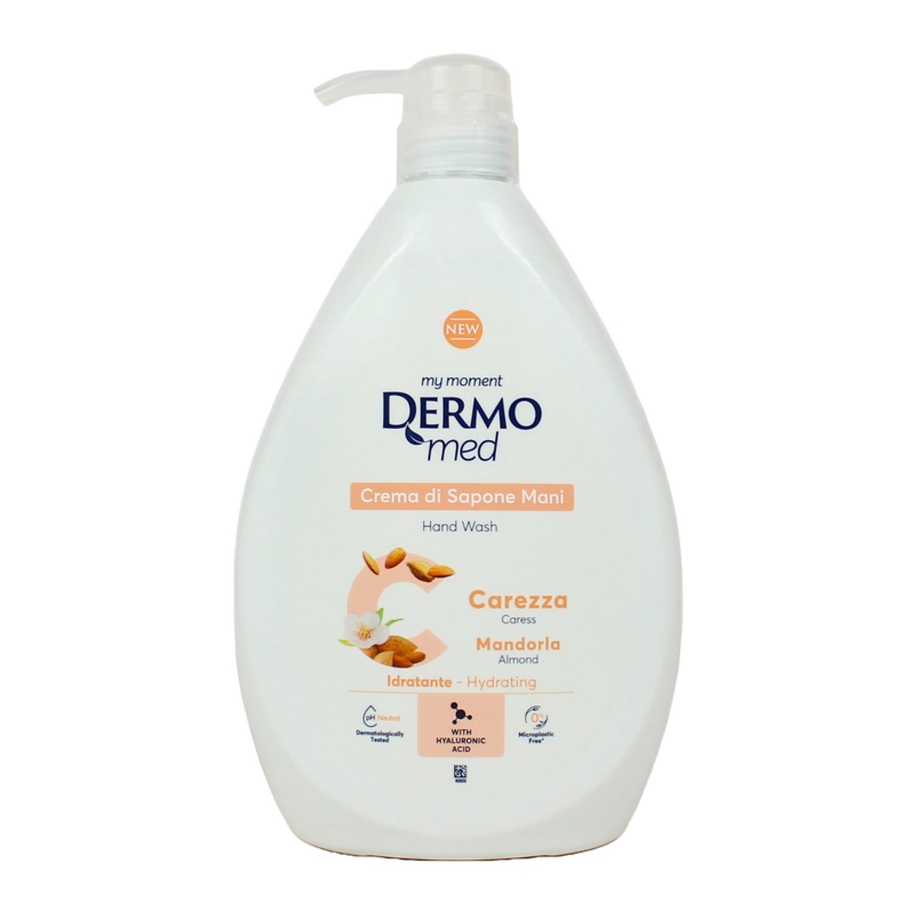 DERMOMED CREMA DI SAPONE MANI 1L CAREZZA MANDORLA