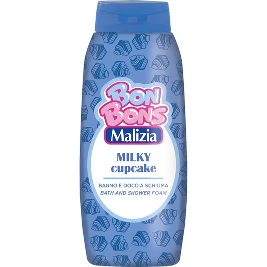 MALIZIA BON BONS BAGNO E DOCCIA SCHIUMA 500ML MILKY CUPCAKE