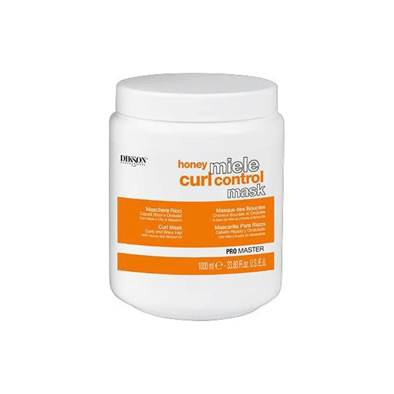 DIKSON PRO MASTER HONEY MIELE CURL CONTROL MASK MASCHERA RICCI 1000ML CAPELLI RICCI E ONDULATI CON MIELE E OLIO DI MANDORLA