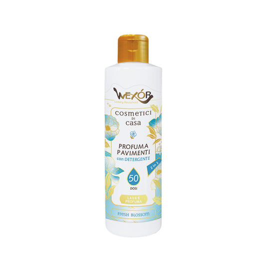 WEXOR COSMETICI DI CASA PROFUMA PAVIMENTI CON DETERGENTE 2IN1 235ML 50 DOSI FRESH BLOSSOM