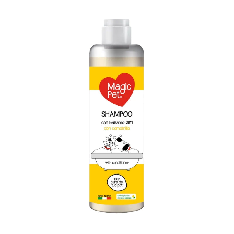 MAGIC PET SHAMPOO CANI E GATTI 250ML CON BALSAMO 2IN1 CAMOMILLA