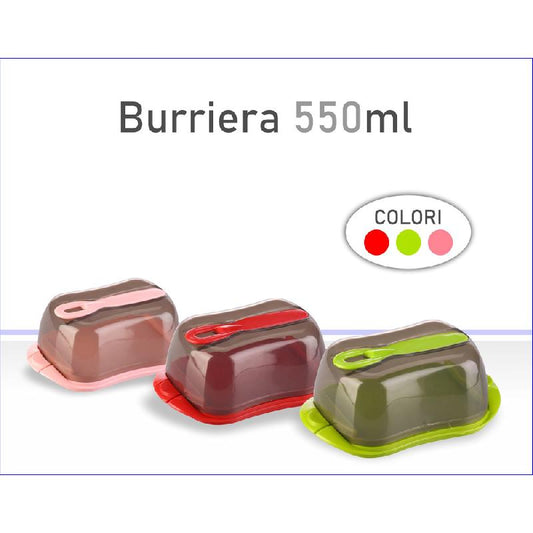 NOUVY PORTABURRO IN PLASTICA 550ML COLORI ASSORTITI