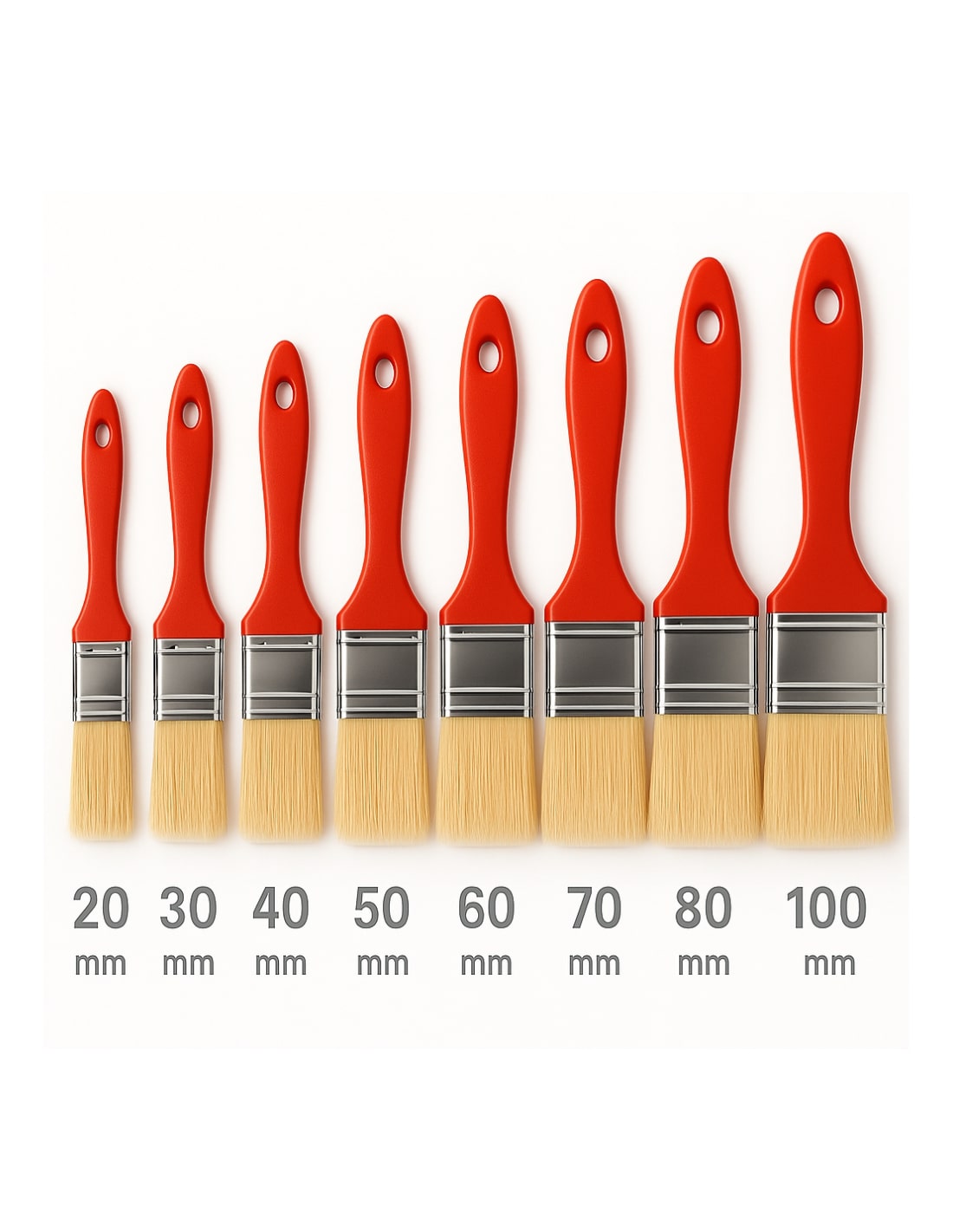 PENNELLESSE PIATTA SET.BIONDA N.50 S.15