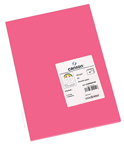 CANSON A4 SMOOTH PAPER 185G/M2 FUCSIA