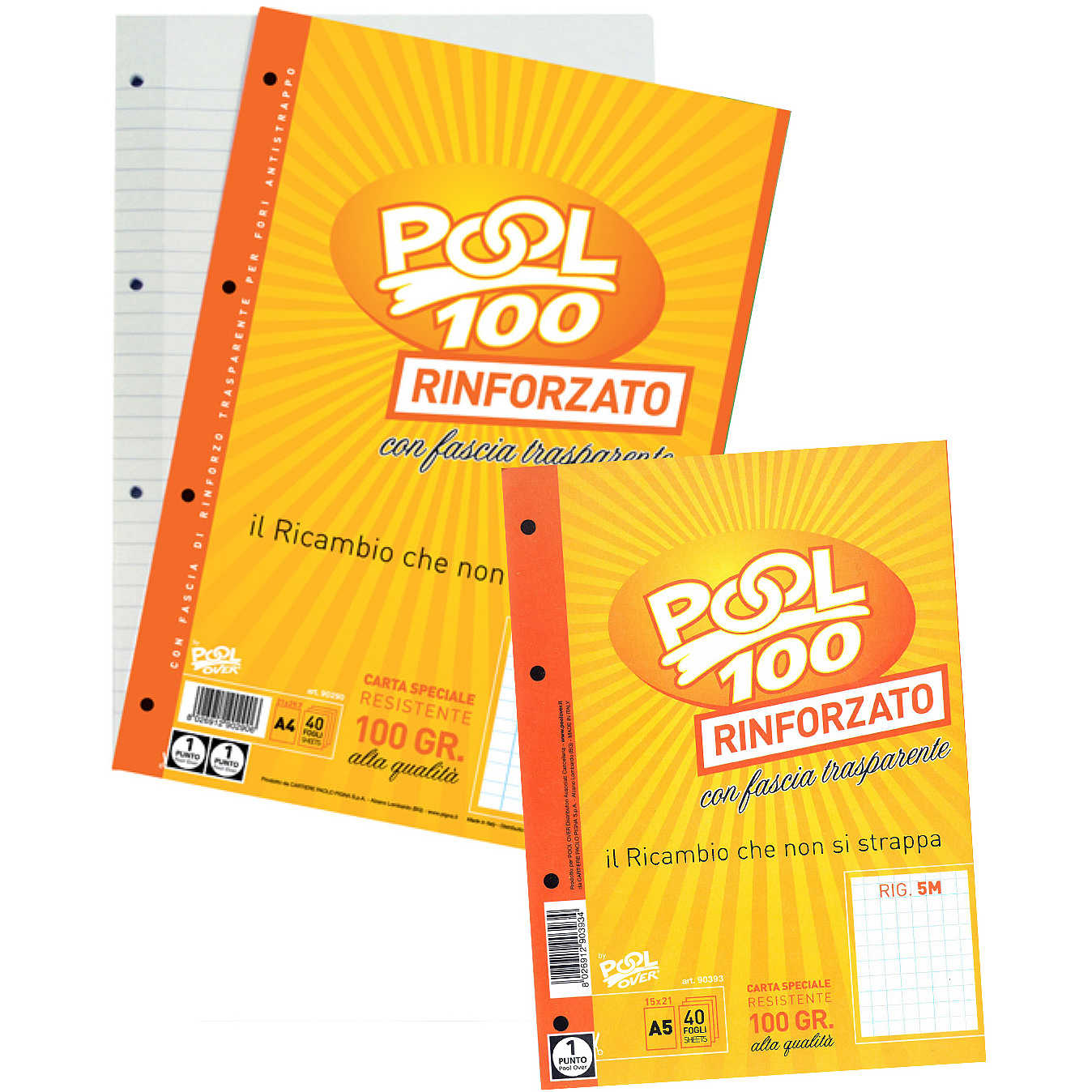 TINTA UNITA 40 FOGLI RINFORZATI 1 R 100 GR
