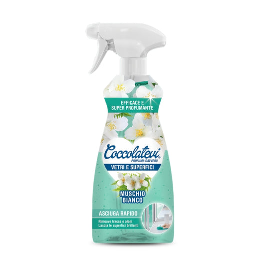 COCCOLATEVI VETRI E SUPERFICI SPRAY 625ML MUSCHIO BIANCO