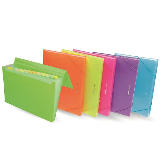 POOL OVER PORTADOCUMENTI 12 BUSTE COLOR