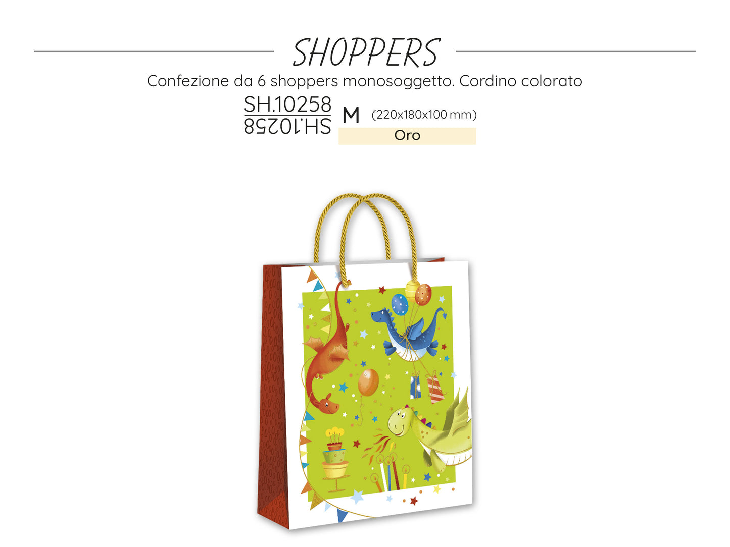 CROMO NB SHOPPER BAMBINI SH.10258M