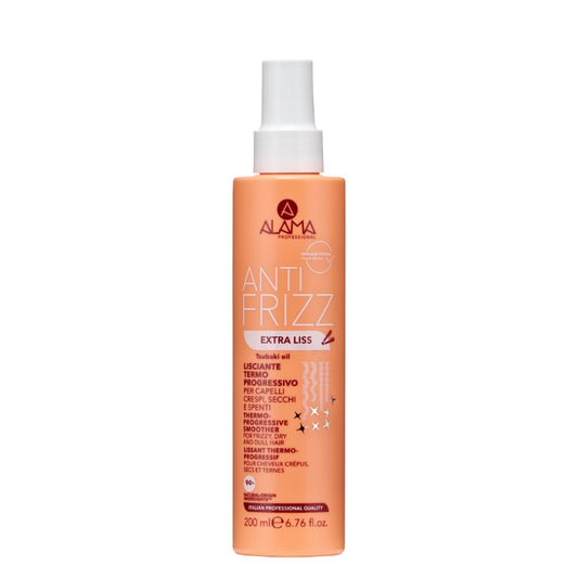 ALAMA PROFESSIONAL ANTI FRIZZ EXTRA LISS LISCIANTE TERMO PROGRESSIVO 200ML PER CAPELLI CRESPI,SECCHI E SPENTI