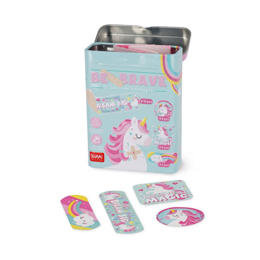 LEGAMI MILANO BE BRAVE 30 CEROTTI STAMPATI UNICORN