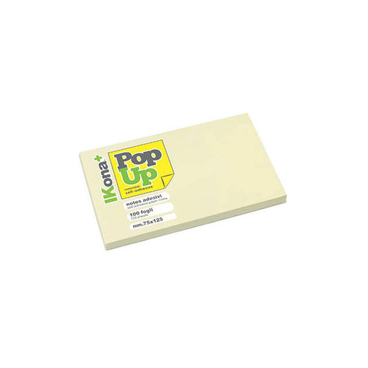 IKONA+ POP UP NOTES ADESIVI 100 FOGLI MM.75X125