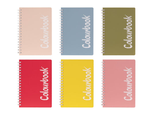 COLOURBOOK QUADERNO SPIRALE A6 80FG 5MM