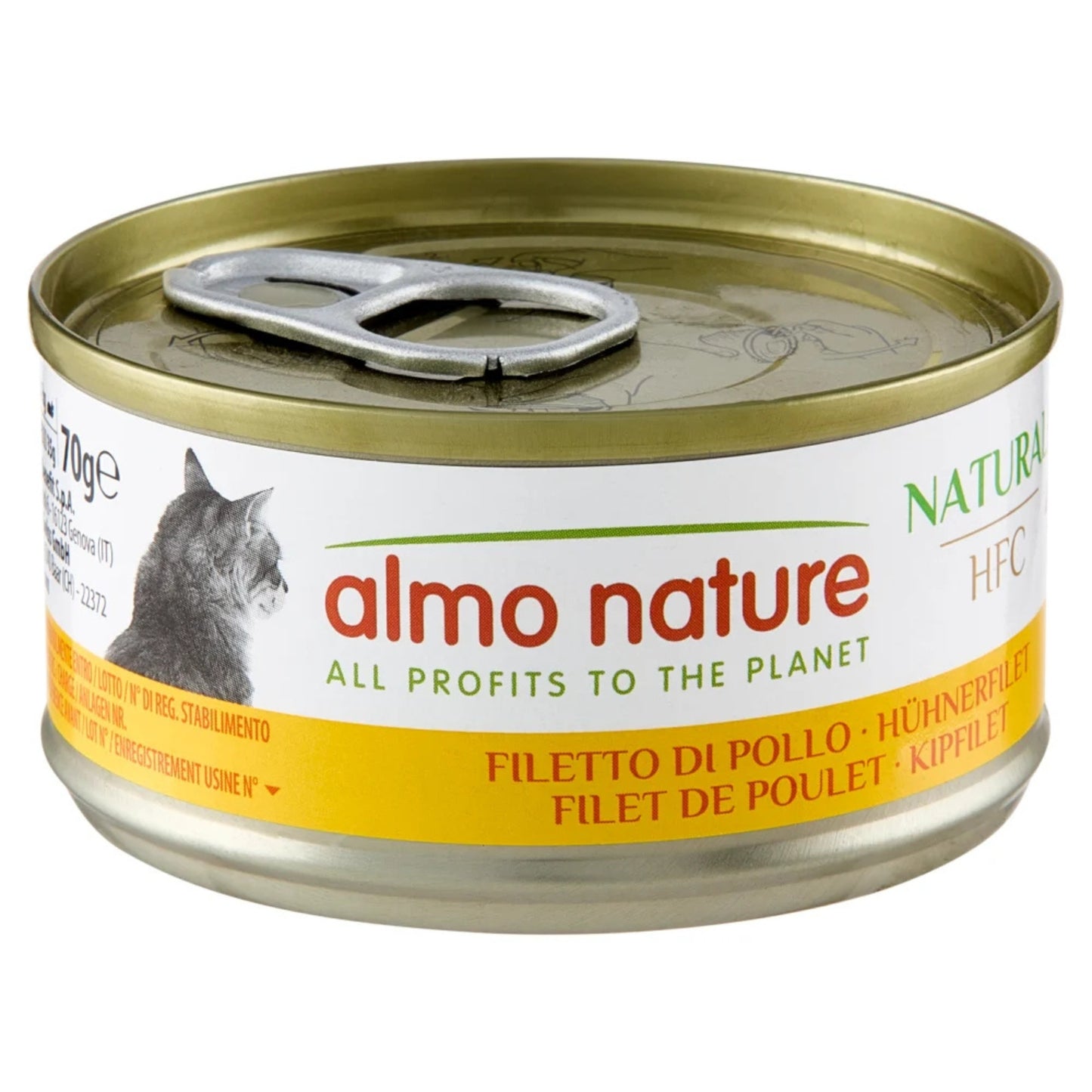 ALMO NATURE NATURAL HFC GATTO 70G FILETTO DI POLLO