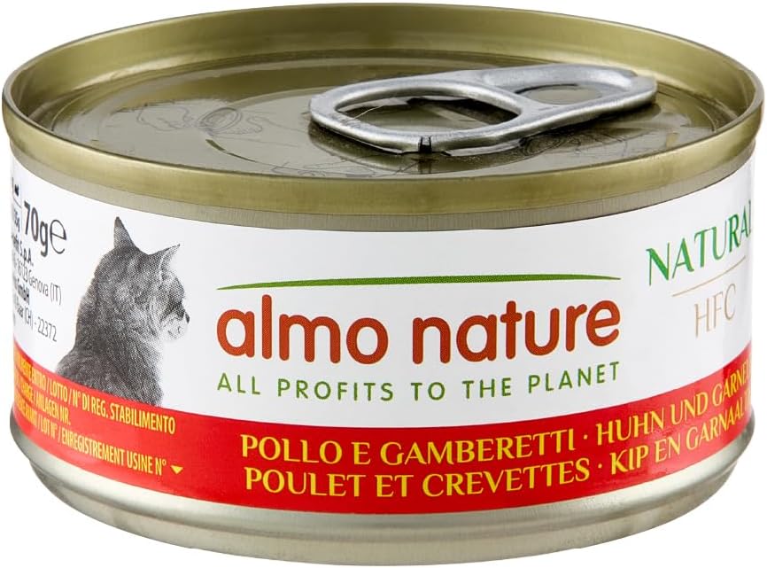 ALMO NATURE NATURAL HFC GATTO 70G POLLO E GAMBERETTI