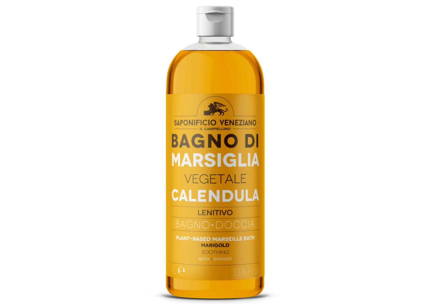 SAPONIFICIO VENEZIANO BAGNO DOCCIA 1L BAGNO DI MARSIGLIA VEGETALE CALENDULA LENITIVO