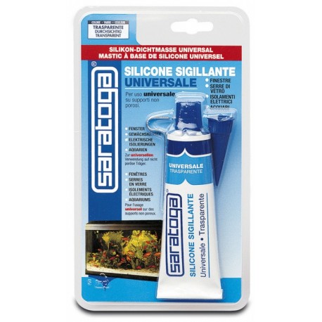 SARATOGA SILICONE UNIVERSALE 60ML TRASPARENTE