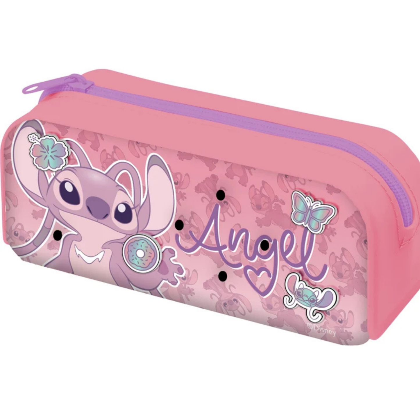 STITCH DISNEY ASTUCCIO IN SILICONE CON 4 PATCH