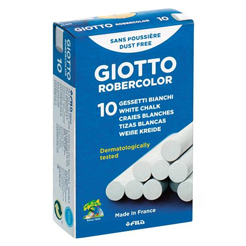 GIOTTO ROBERCOLOR GESSETTI BIANCHI 10PZ