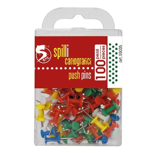 SPIL100 SPILLI CARTOGRAFICI COLORATI