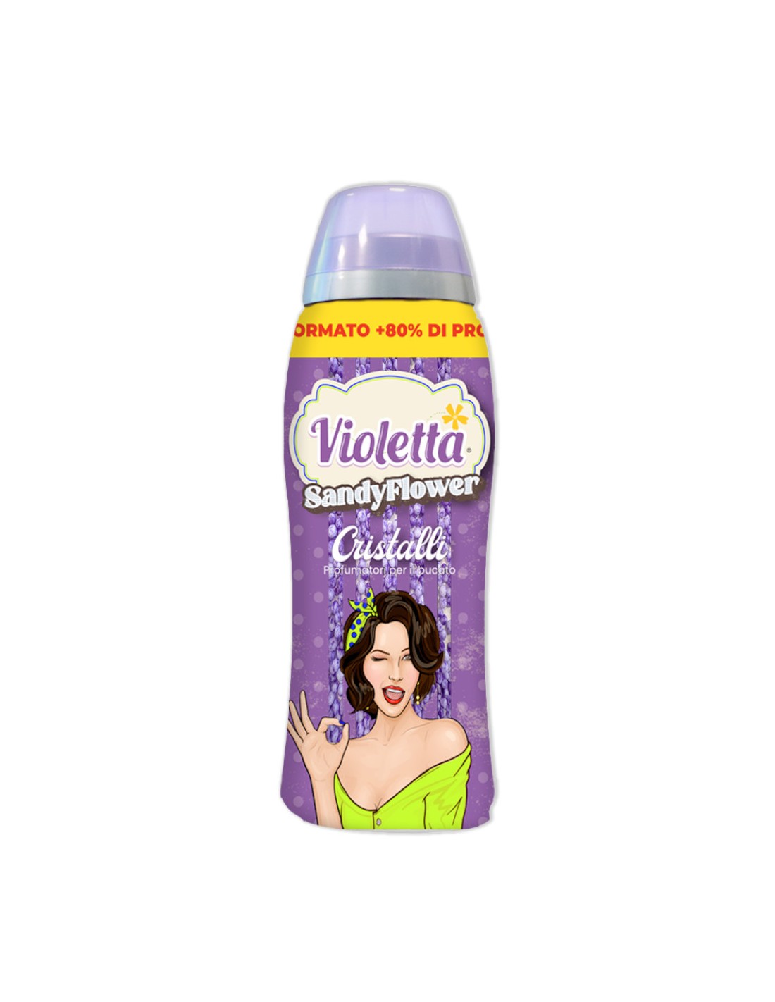 VIOLETTA CRISTALLI PROFUMATORI PER IL BUCATO 480G SANDY FLOWER