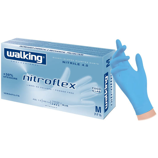 WALKING NITROFLEX NITRILE 4.0 XL 9-9 1/2 X100