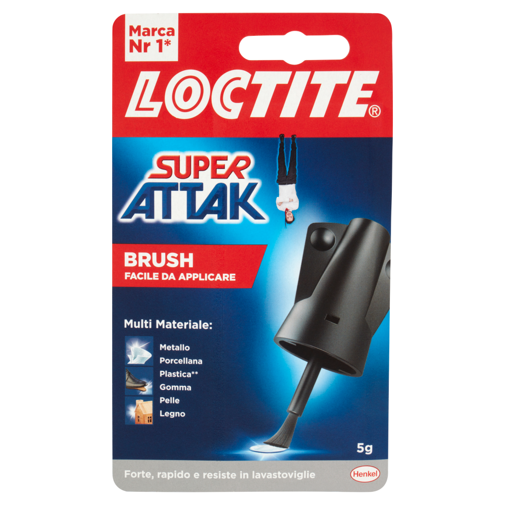 LOCTITE SUPER ATTAK EASY BRUSH 5G FACILE DA APPLICARE CON PENNELLO