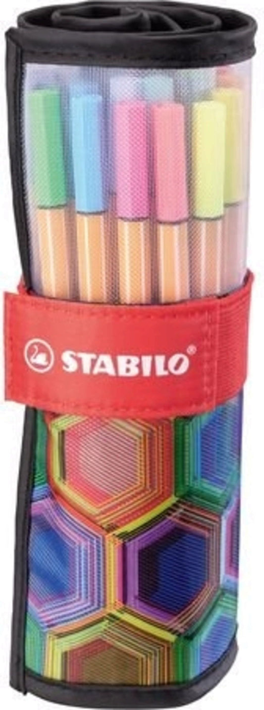 STABILO POINT 88 25 PENNARELLI BUSTINA A STRAPPO ASSORTITI